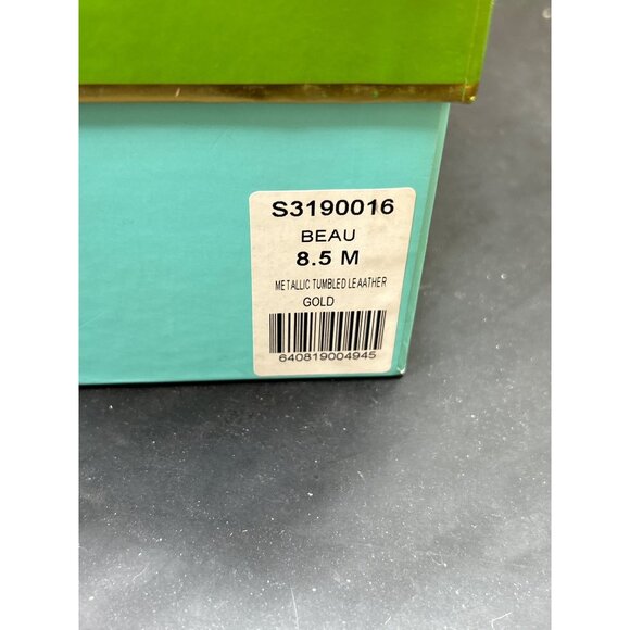 Kate Spade Metallic Gold Slide Sandals - Picture 5 of 8